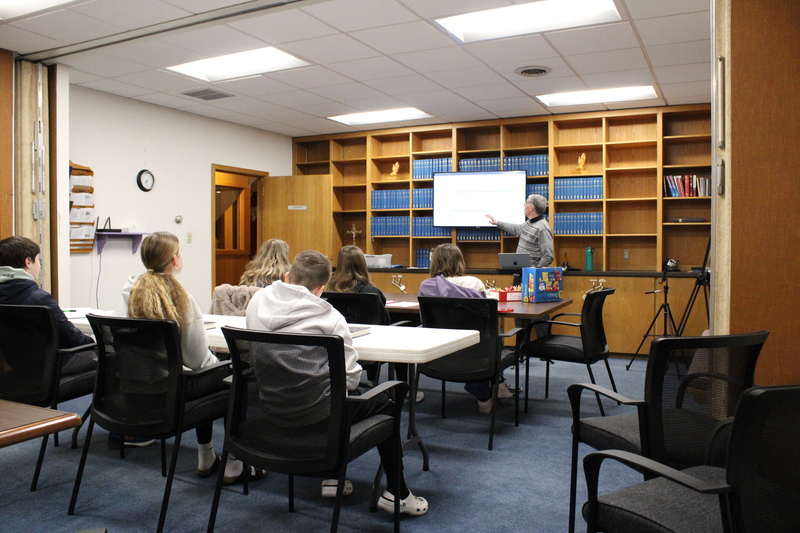 Junior confirmation class at Peace Lutheran